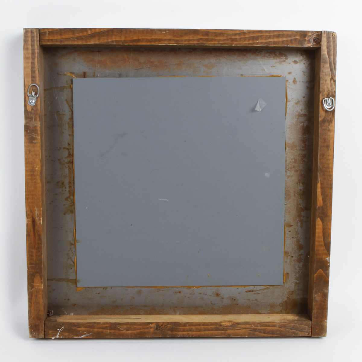 Industrial Style Metal Frame Wall Mirror