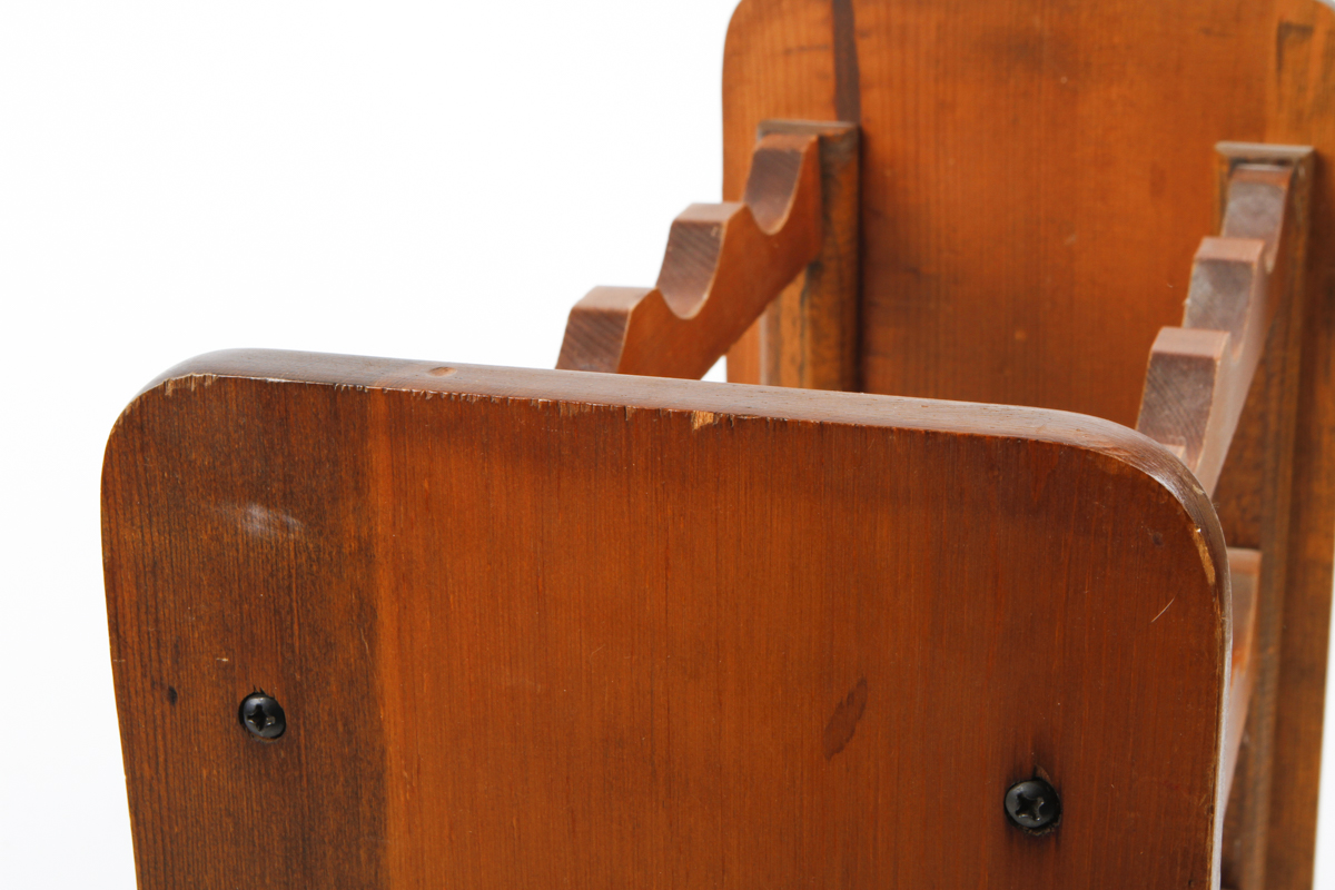 Triple Tiered Wooden Wine Rack