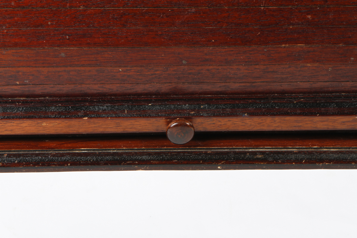 Wooden Bread Box with Rolltop