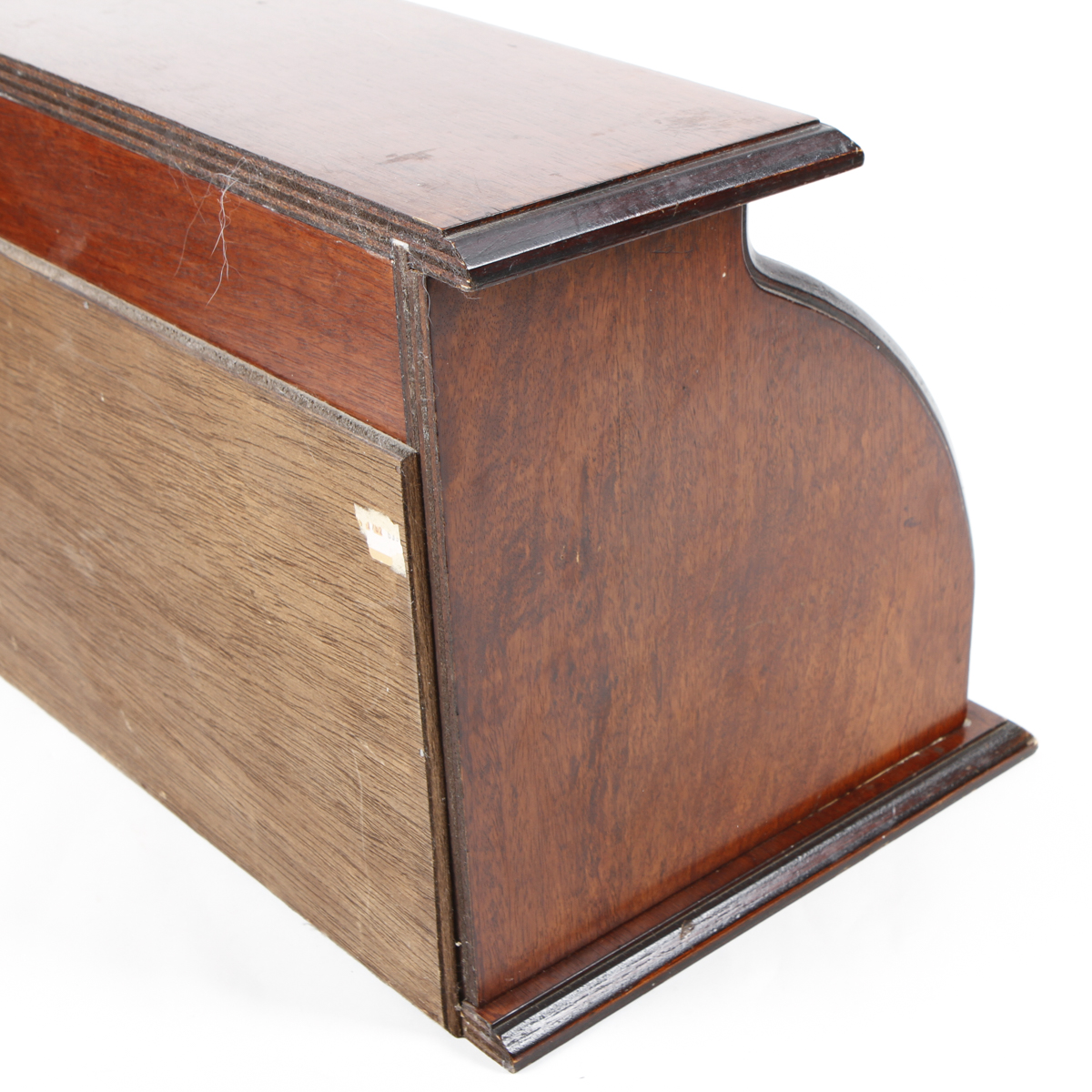 Wooden Bread Box with Rolltop