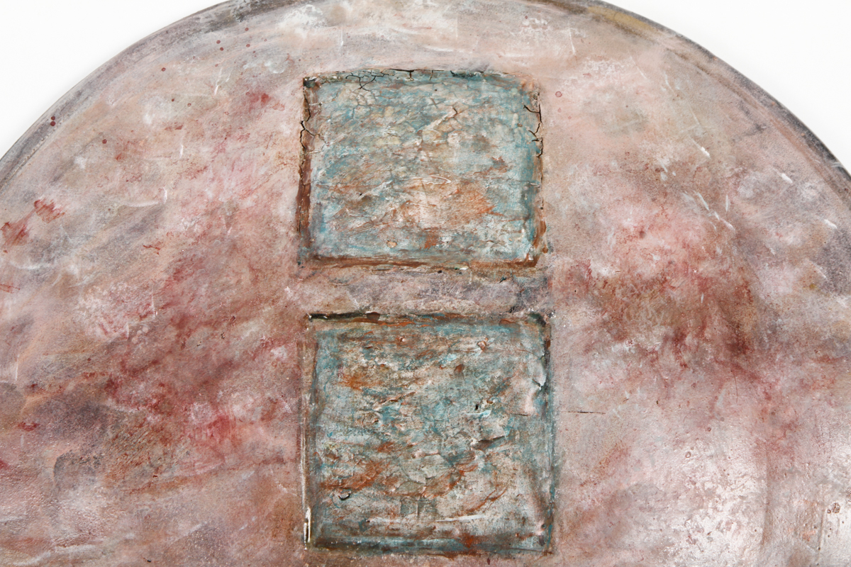 Pair of Handbuilt Raku Fired Stoneware Platters