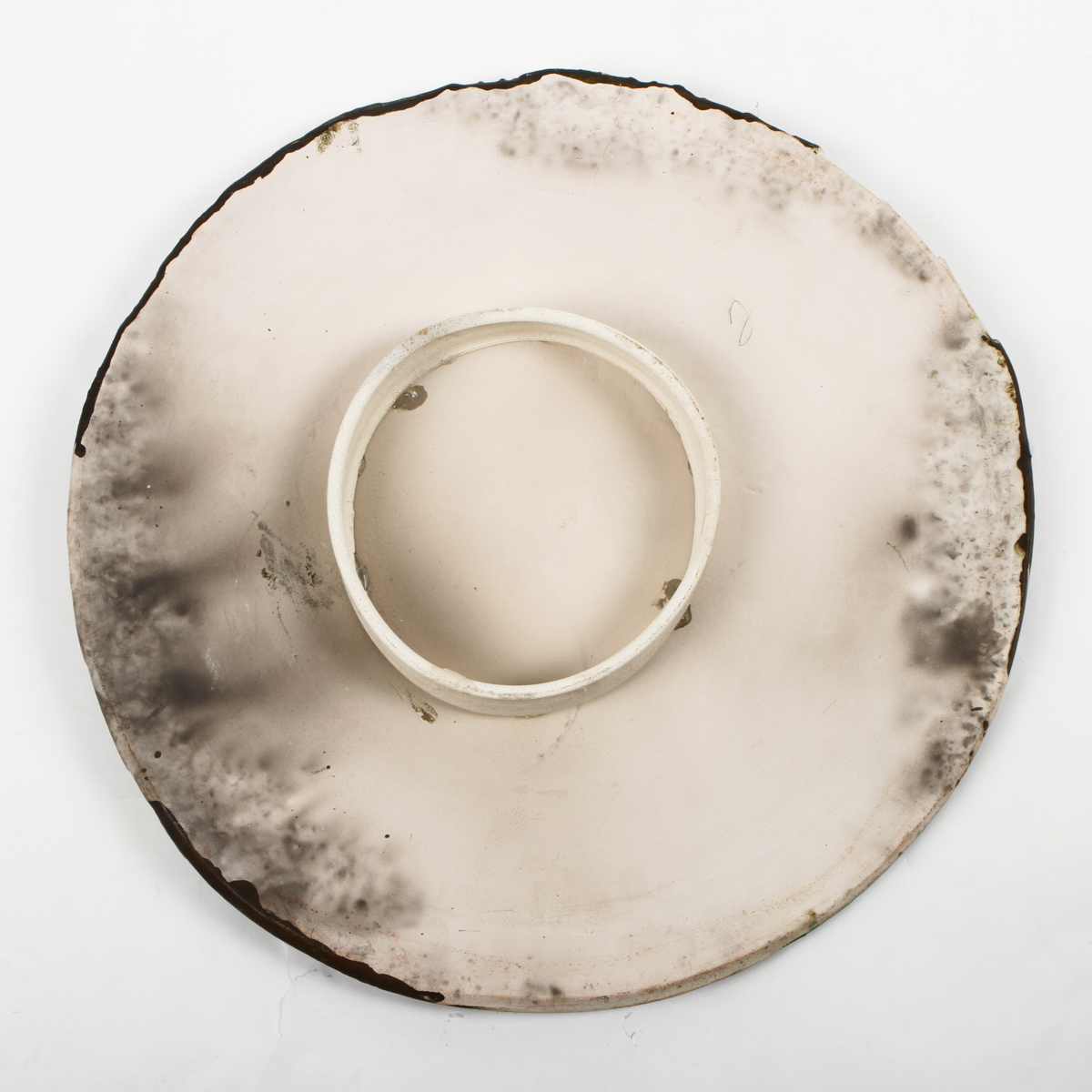 Pair of Handbuilt Raku Fired Stoneware Platters