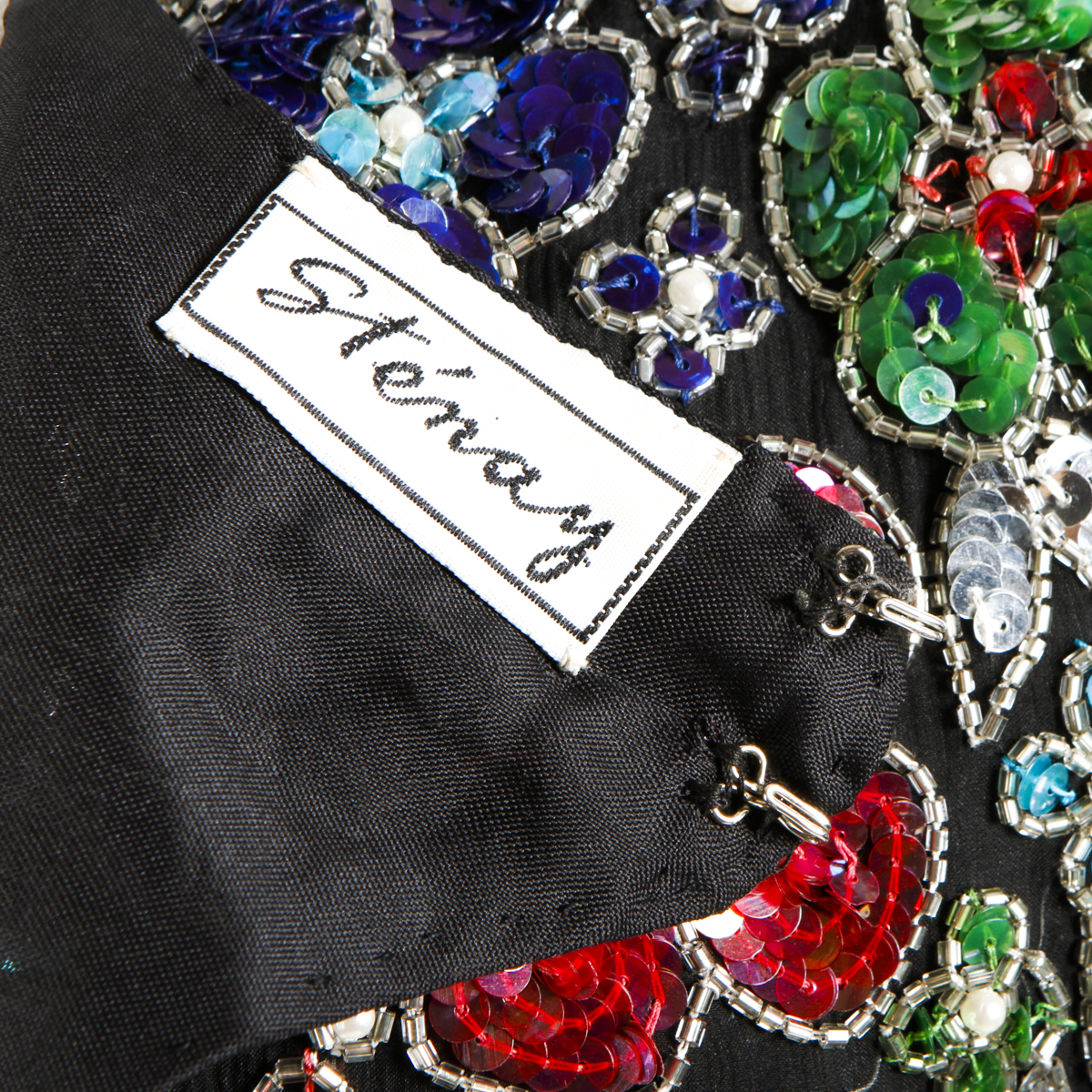 Vintage Stenay Beaded Cocktail Dress