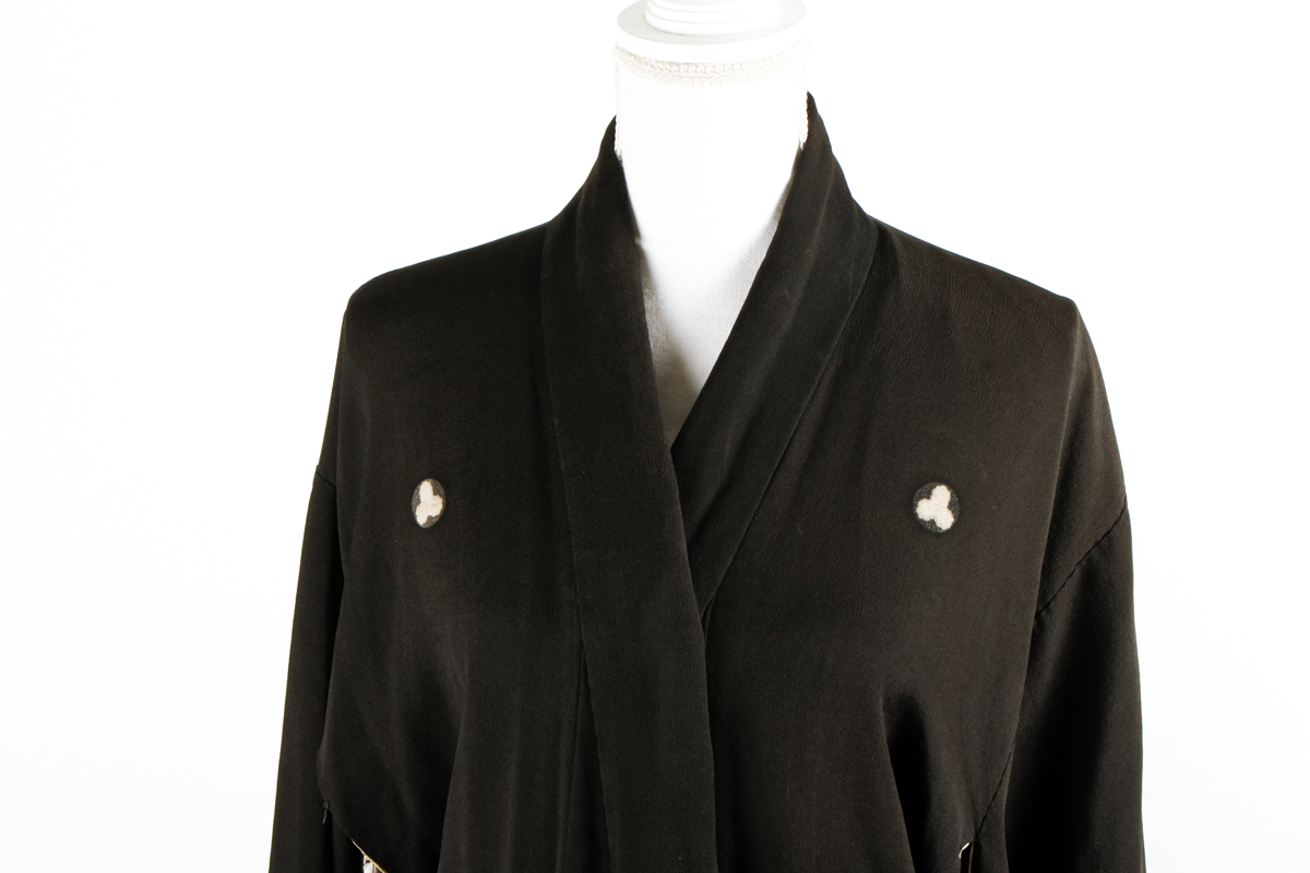 Vintage Black Kimono