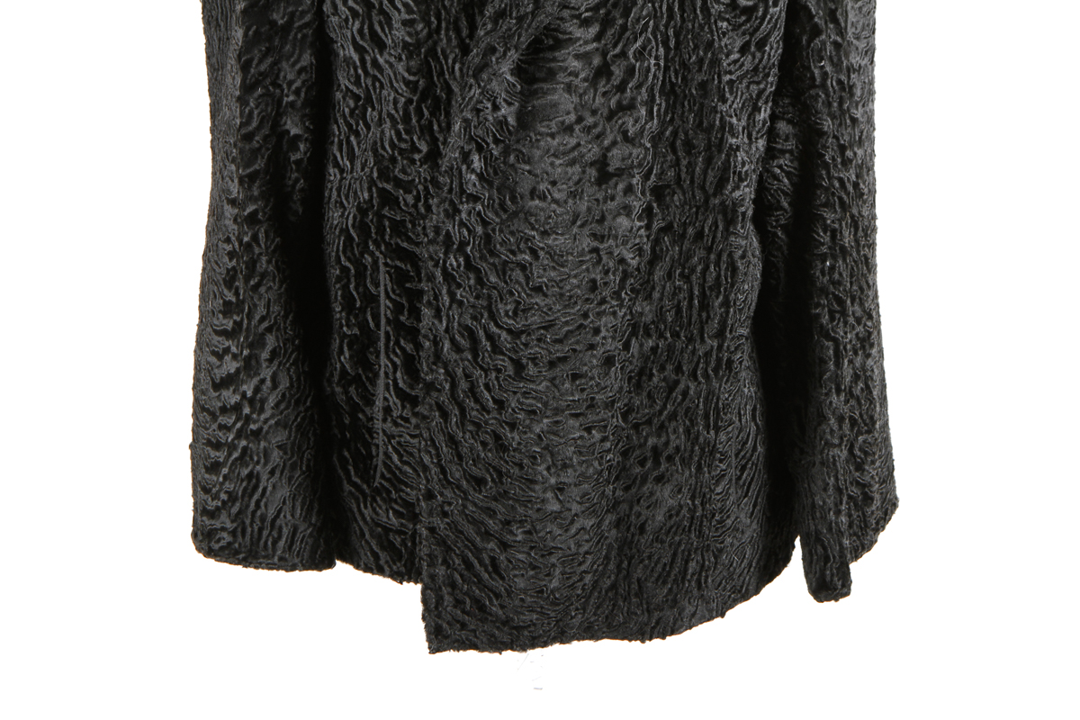 Women's Vintage Black Fur Coat