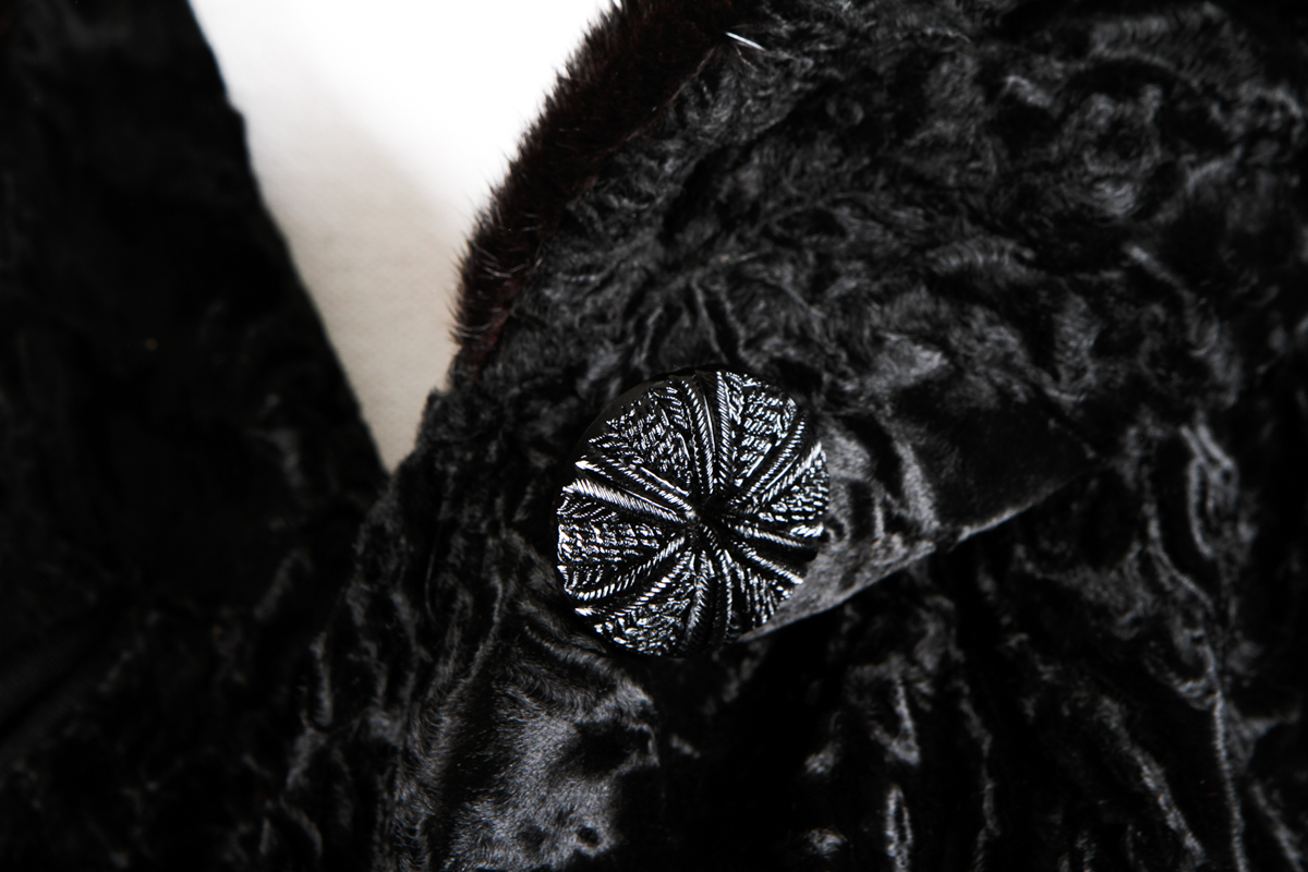 Women's Vintage Black Fur Coat