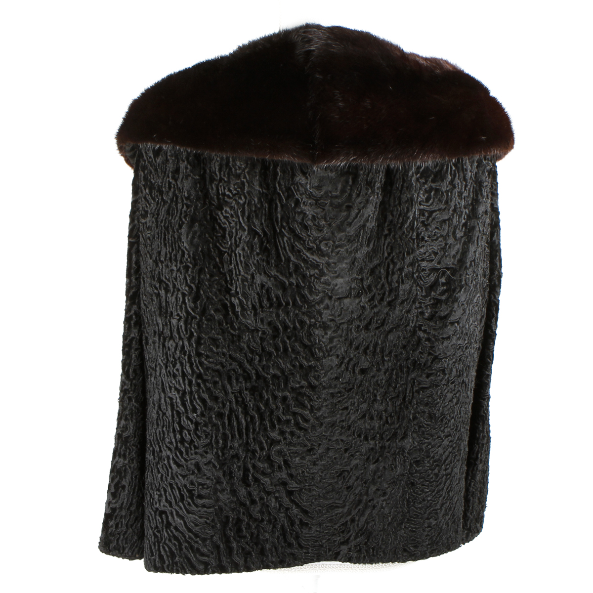 Women's Vintage Black Fur Coat