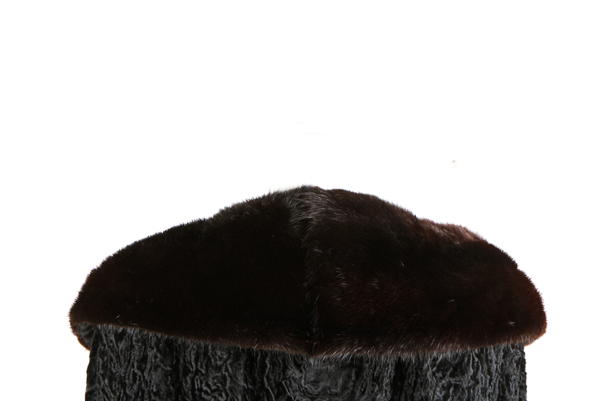 Women's Vintage Black Fur Coat