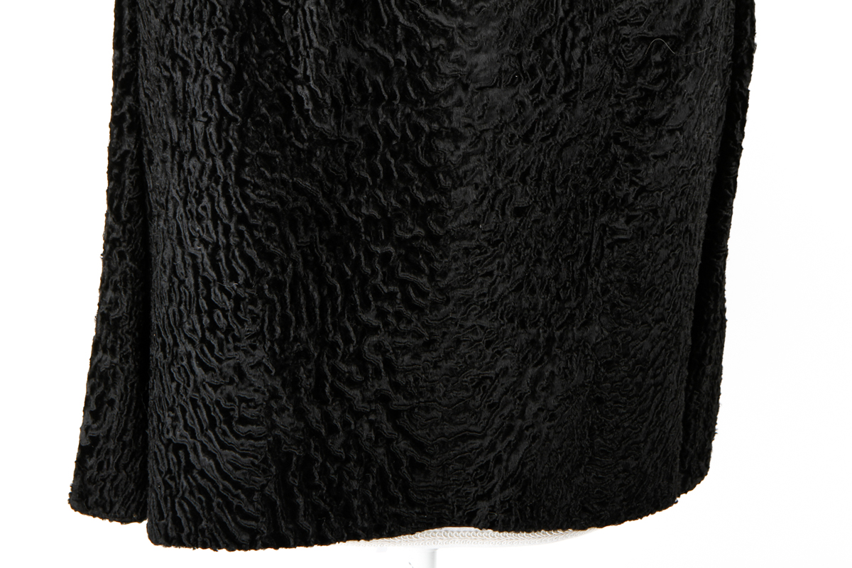 Women's Vintage Black Fur Coat