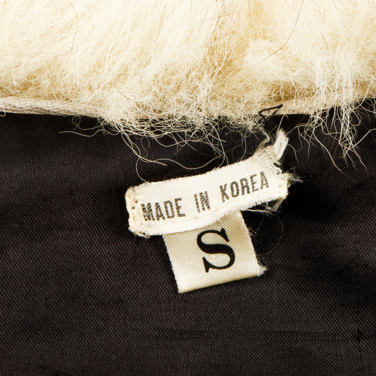 Rabbit Fur Jacket with Fox Fur Collar