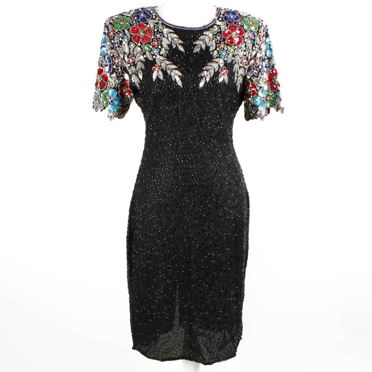 Vintage Stenay Beaded Cocktail Dress