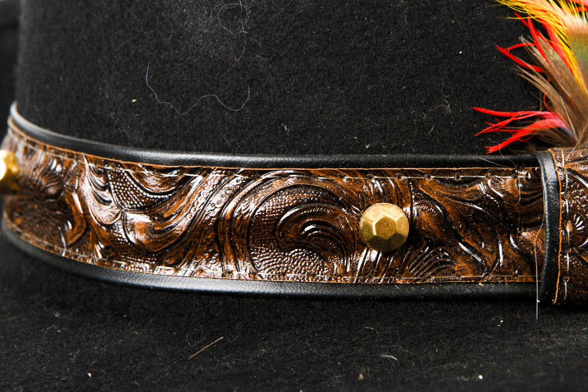 Pair of Black Cowboy Hats