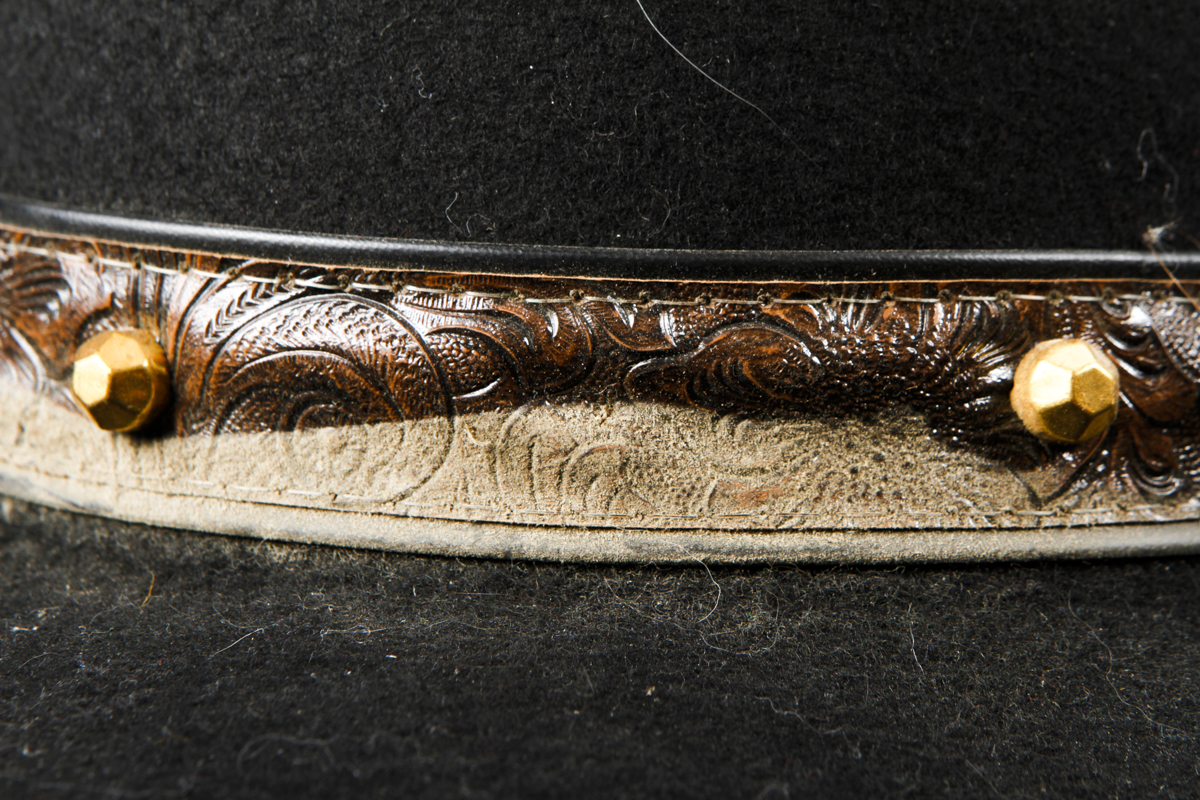 Pair of Black Cowboy Hats