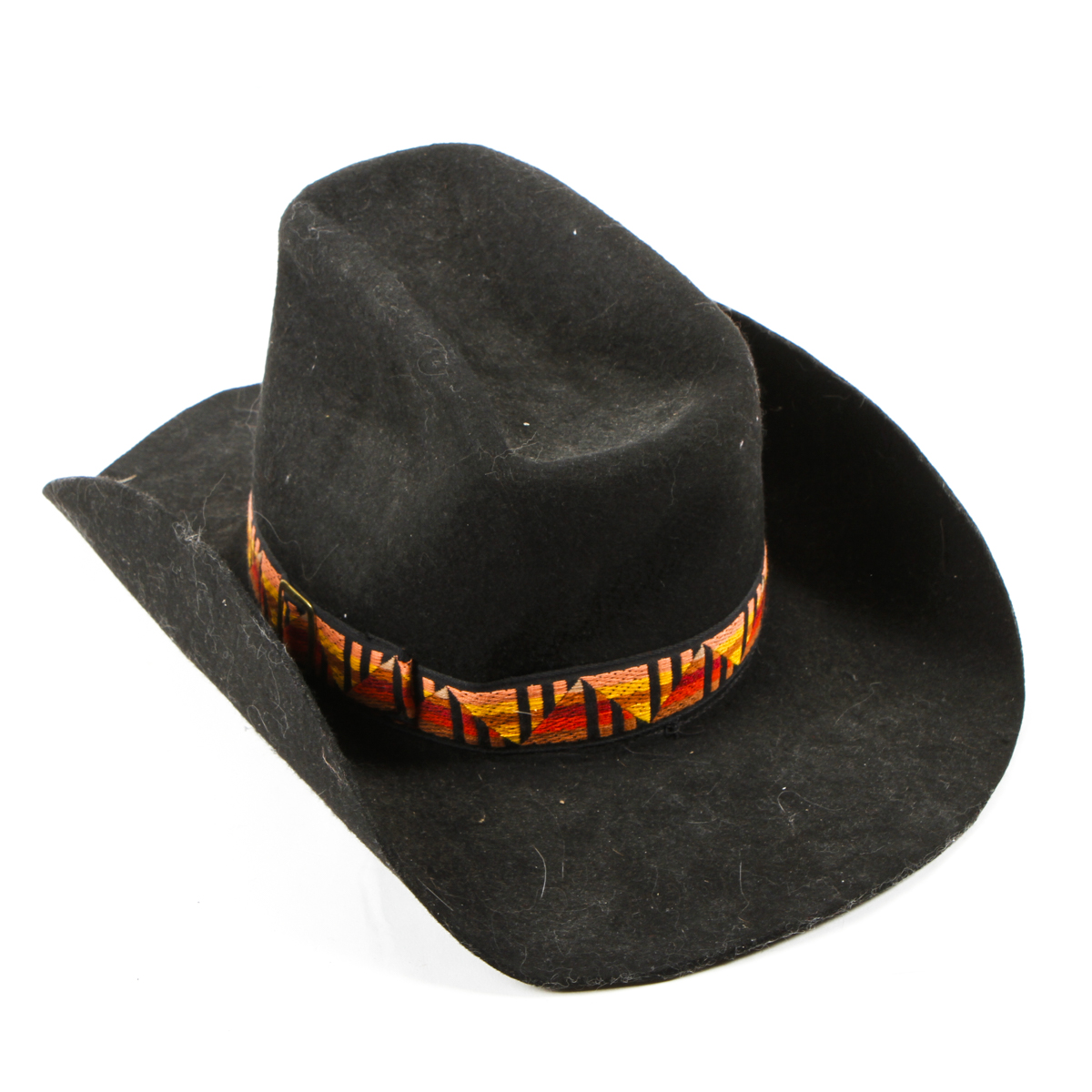 Pair of Black Cowboy Hats