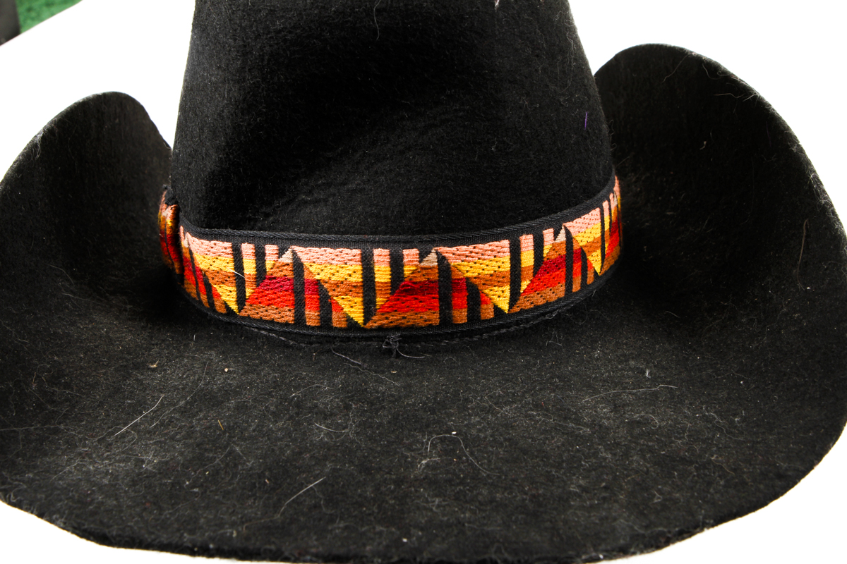 Pair of Black Cowboy Hats