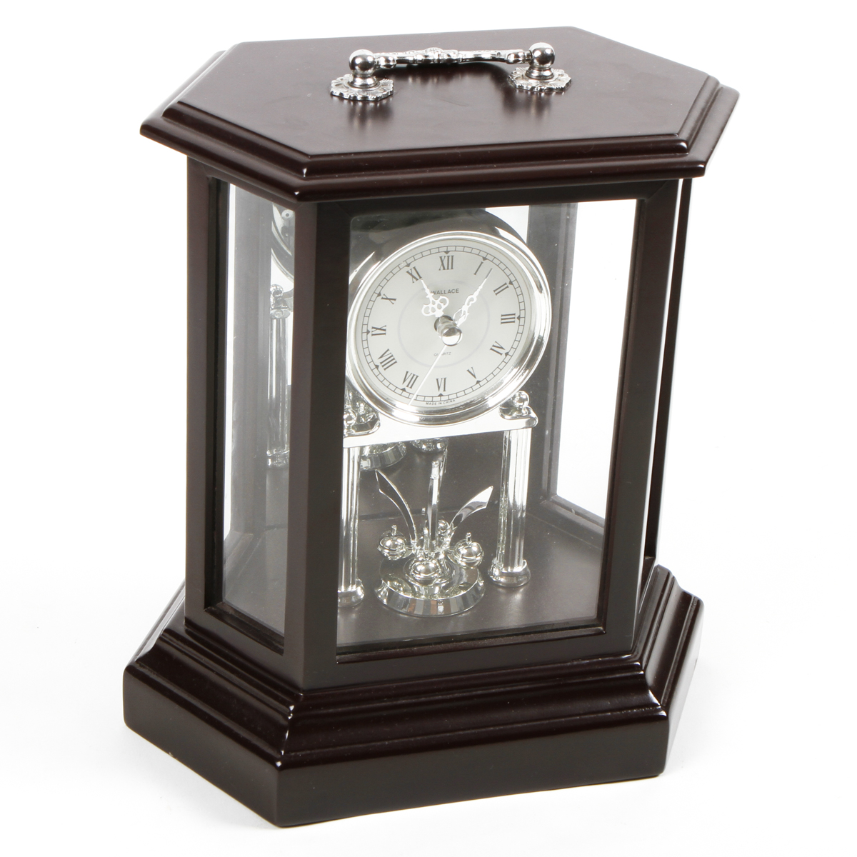 Wallace Silversmiths Quartz Mantel Clock