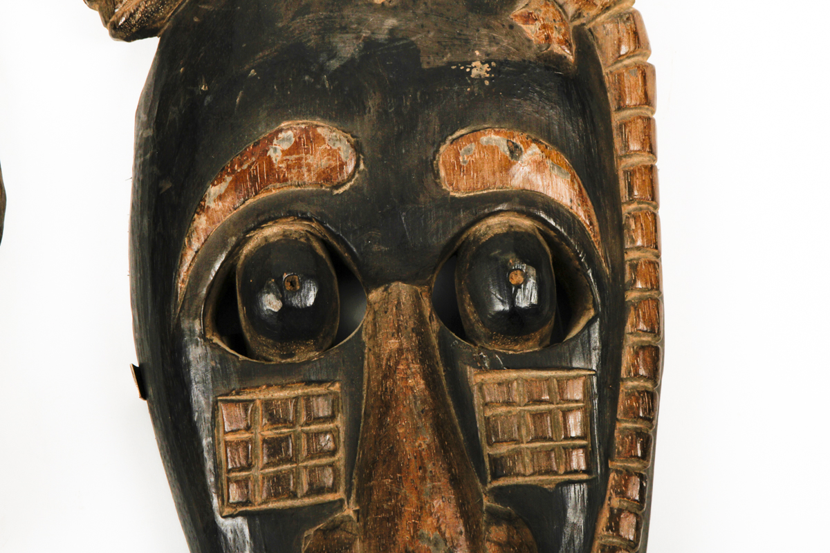 Collection of Carved Tribal Masks