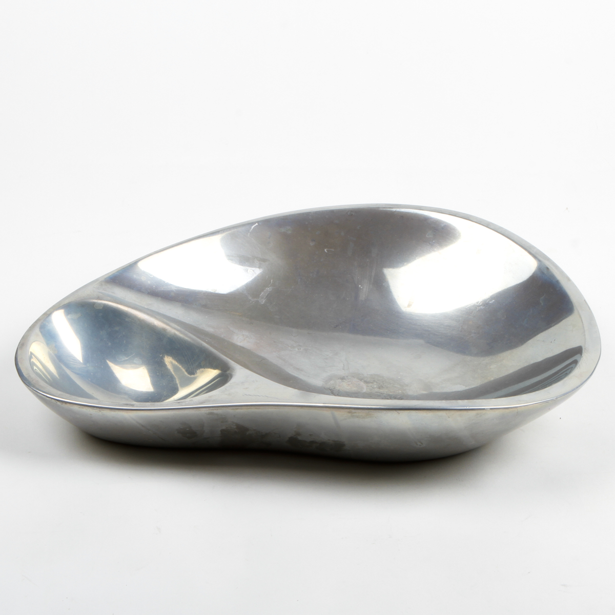 Vintage Nambe Chip and Dip Bowl