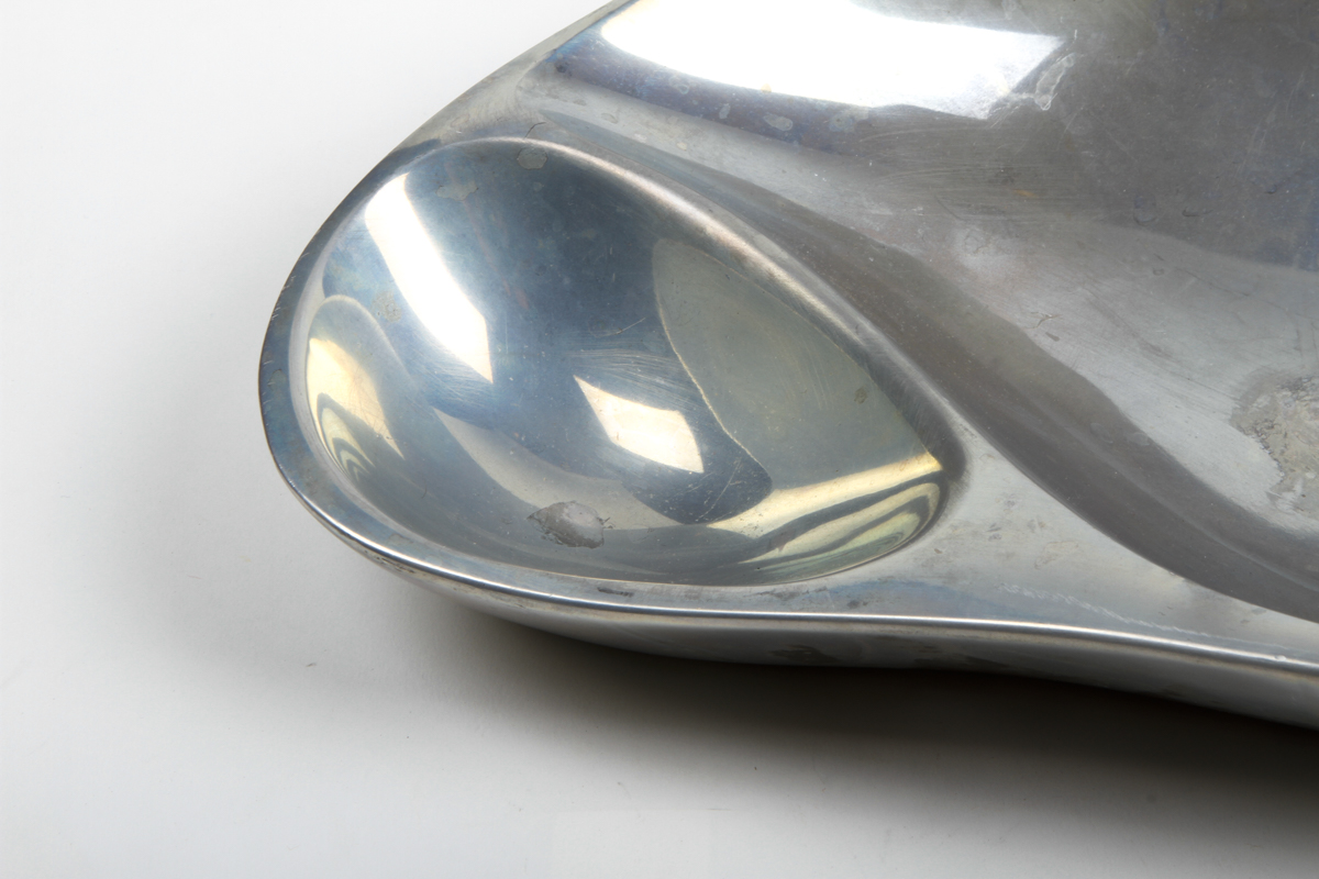 Vintage Nambe Chip and Dip Bowl