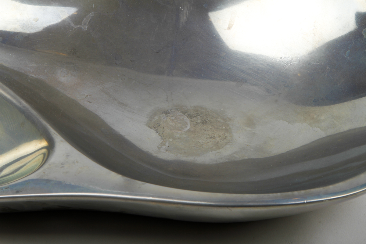 Vintage Nambe Chip and Dip Bowl