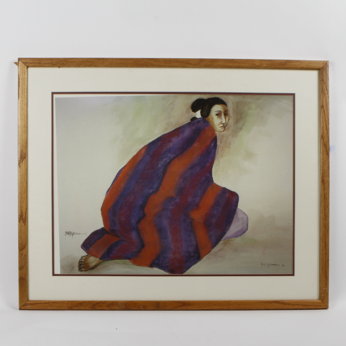 R.C. Gorman Lithograph Print on Paper "Indian Market"