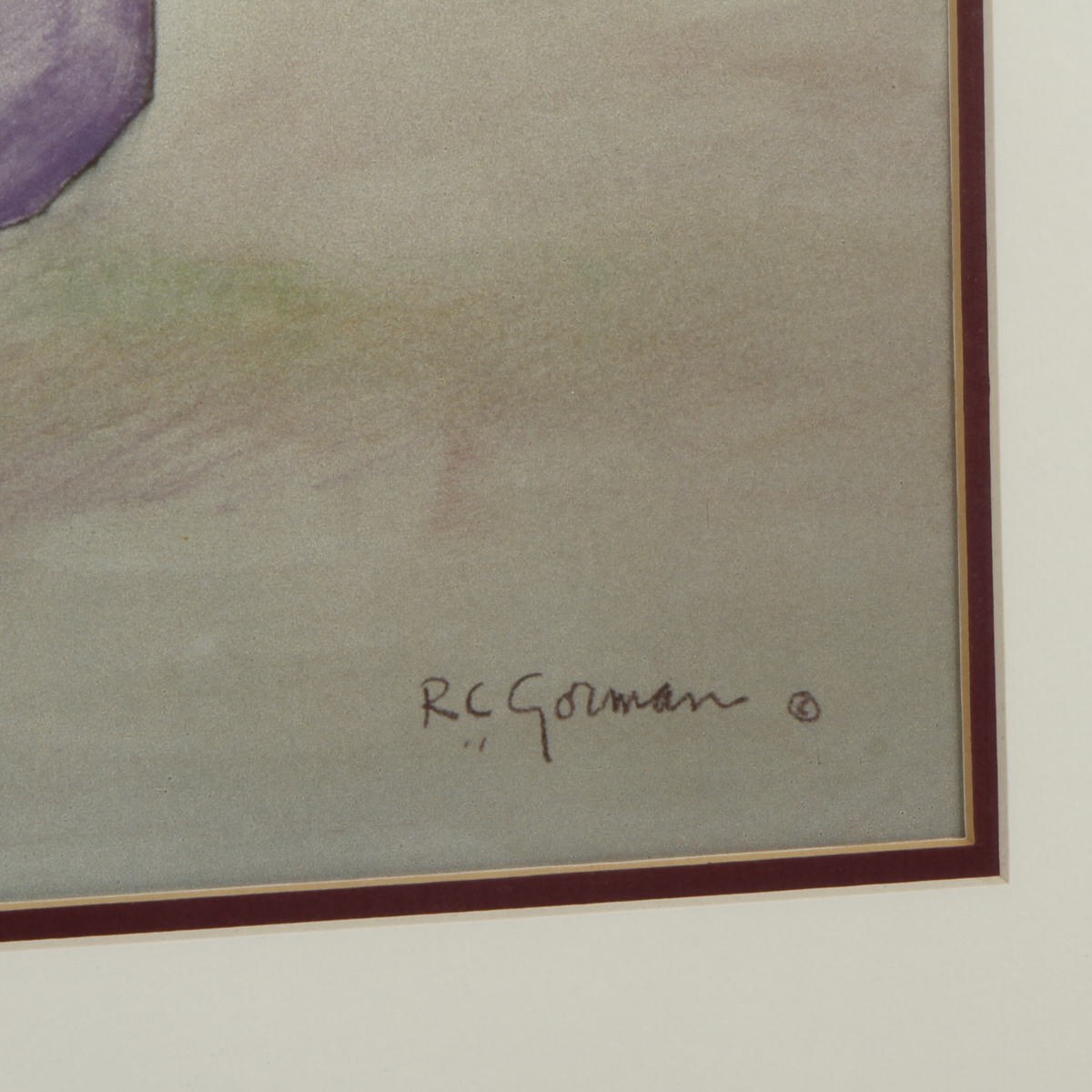 R.C. Gorman Lithograph Print on Paper "Indian Market"