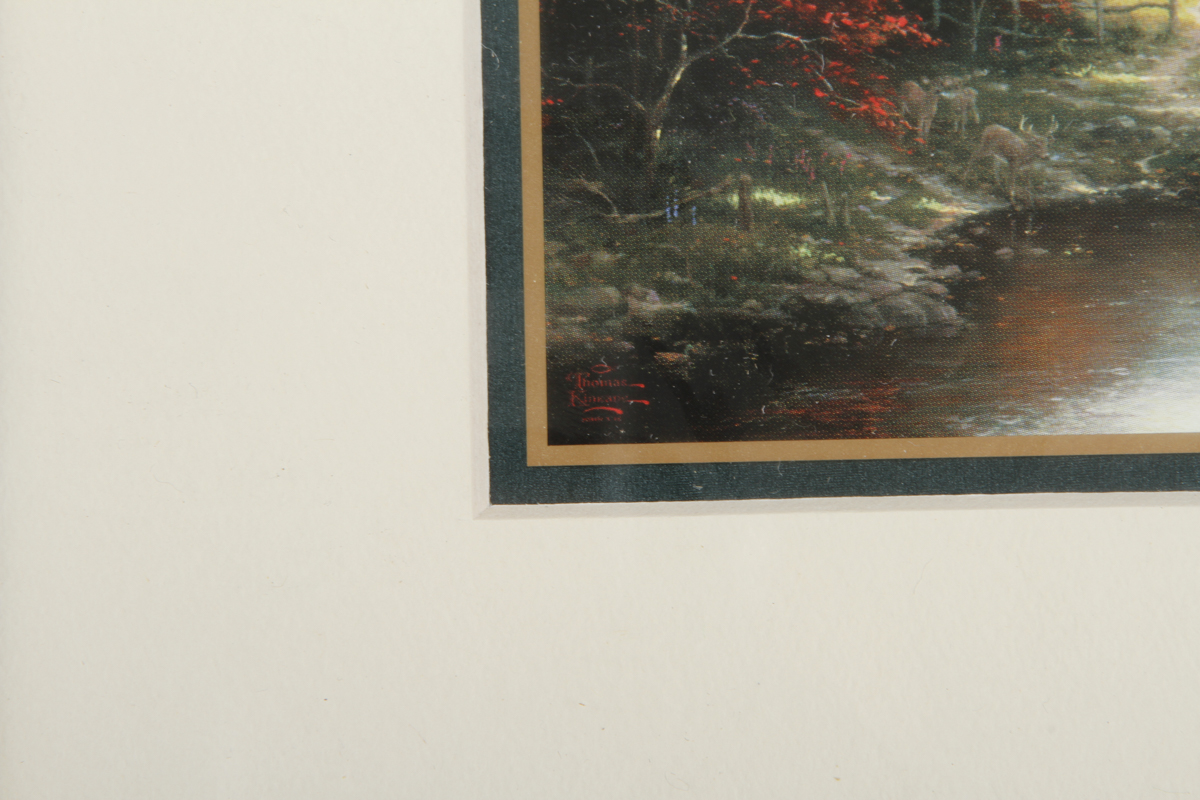 Thomas Kinkade Offset Lithograph on Paper "Valley of Peace"