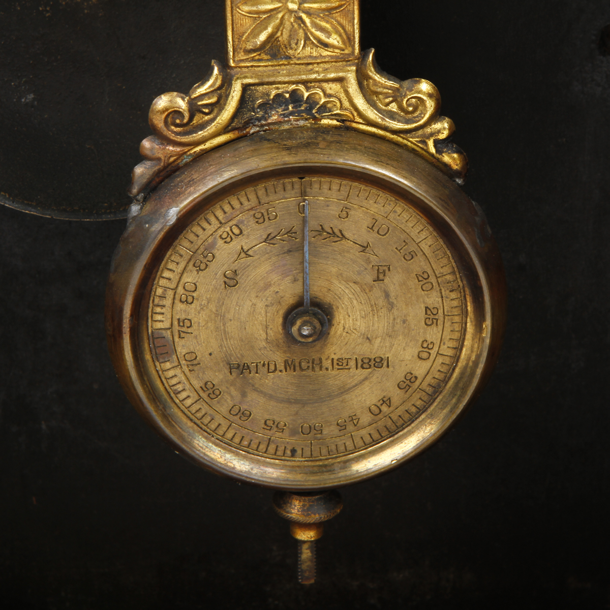 1897 E. Ingraham Co. Oak Gingerbread Mantel Clock