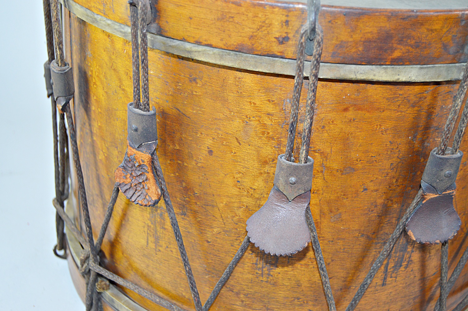 Antique Bass Drum and Leedy Snare Drum