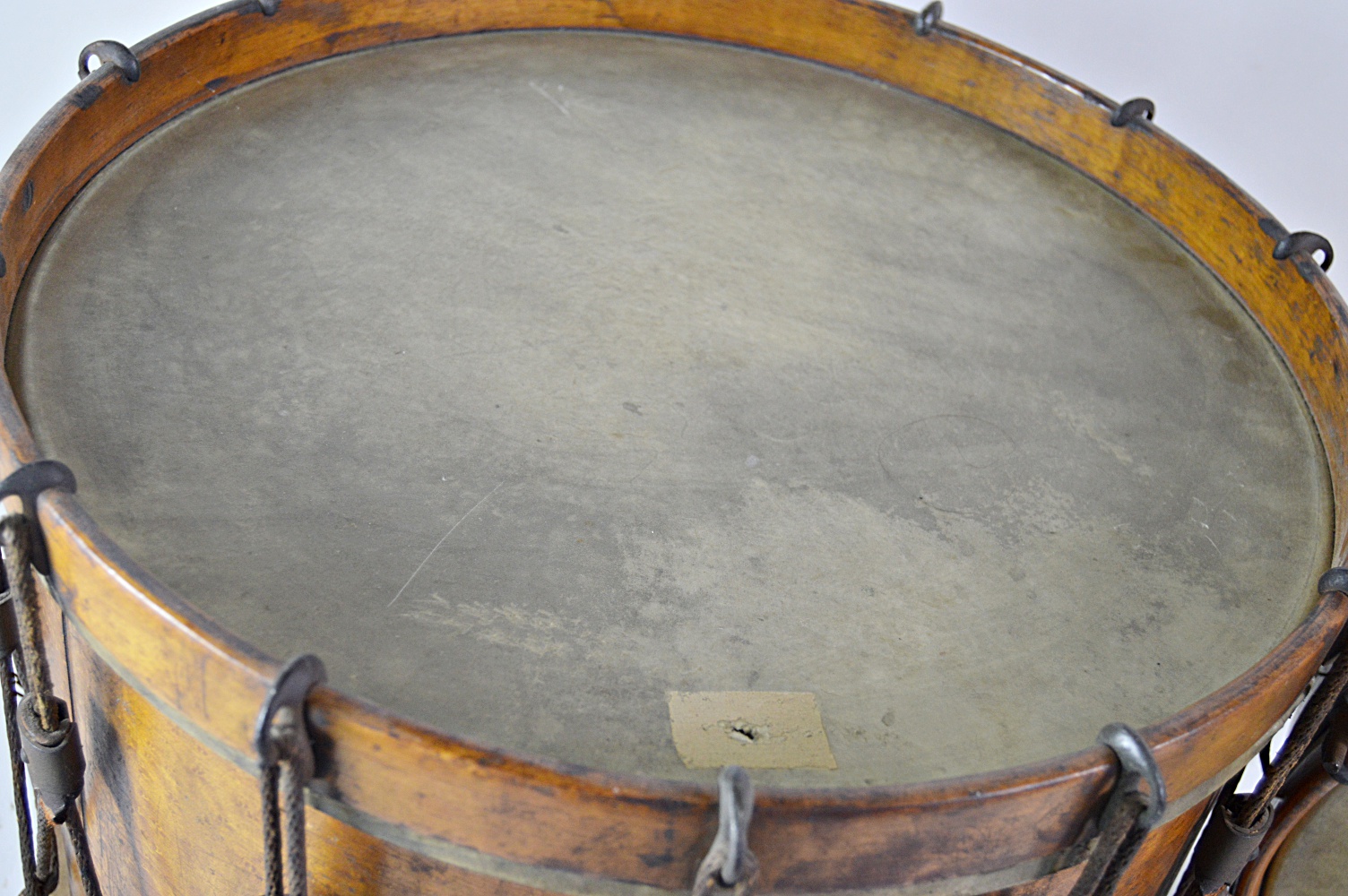 Antique Bass Drum and Leedy Snare Drum