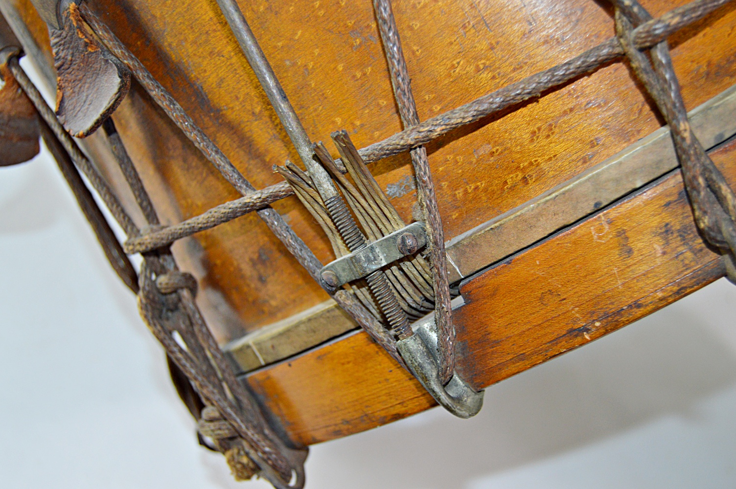 Antique Bass Drum and Leedy Snare Drum