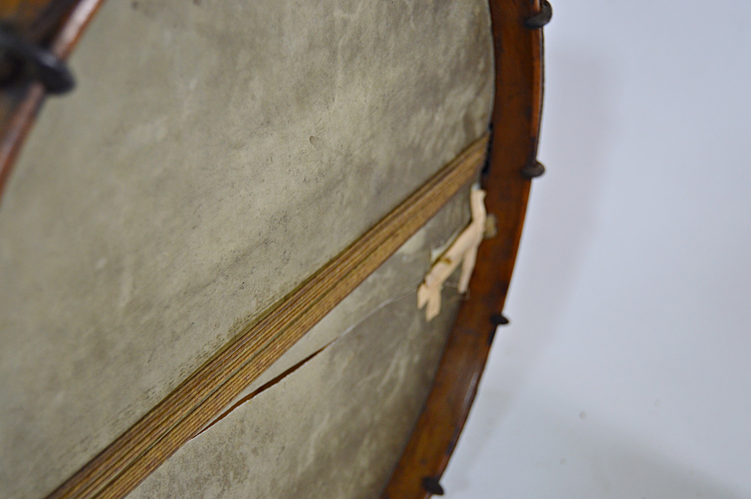 Antique Bass Drum and Leedy Snare Drum