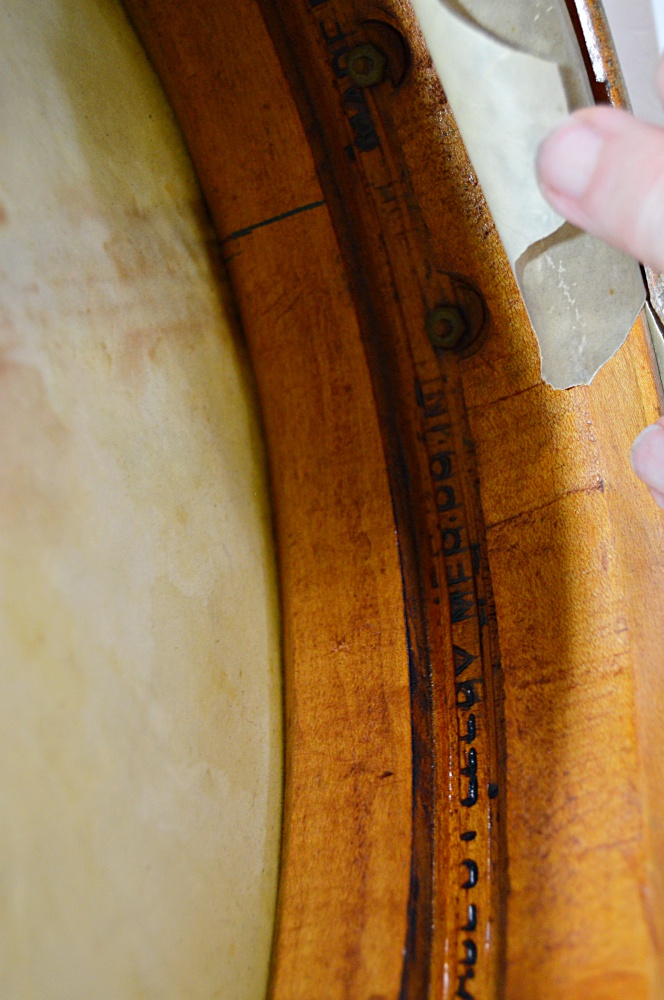 Antique Bass Drum and Leedy Snare Drum