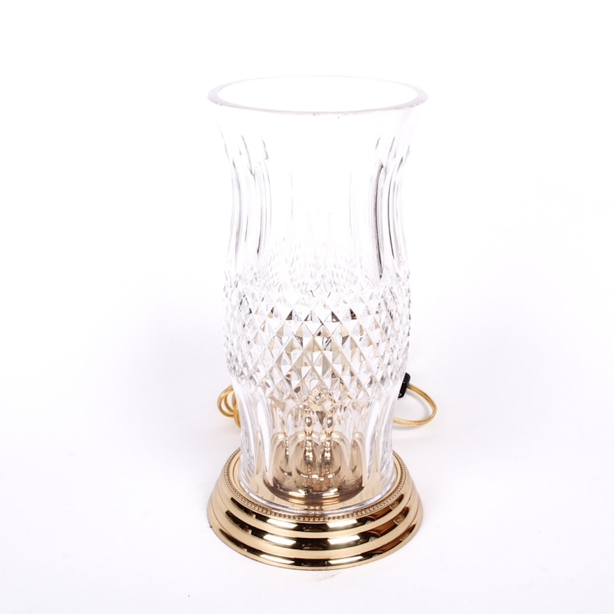 Waterford Crystal "Colleen" Hurricane Electric Lamp