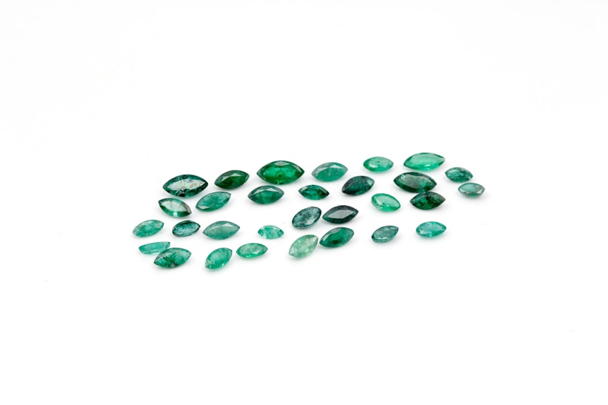 6.55 CTW of Emeralds