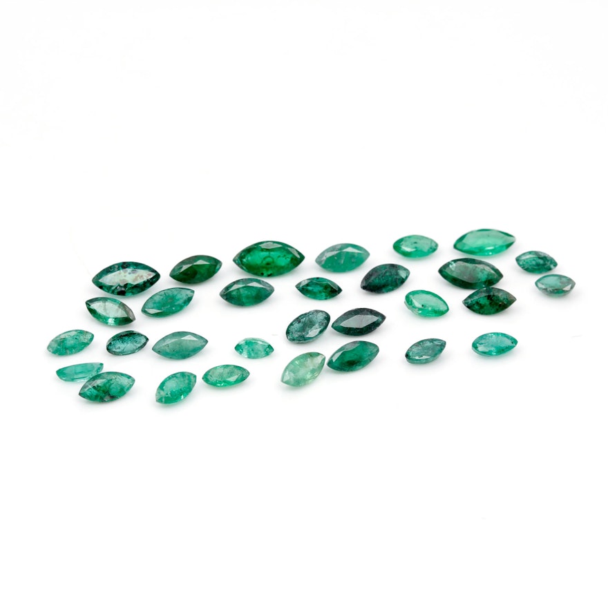 6.55 CTW of Emeralds