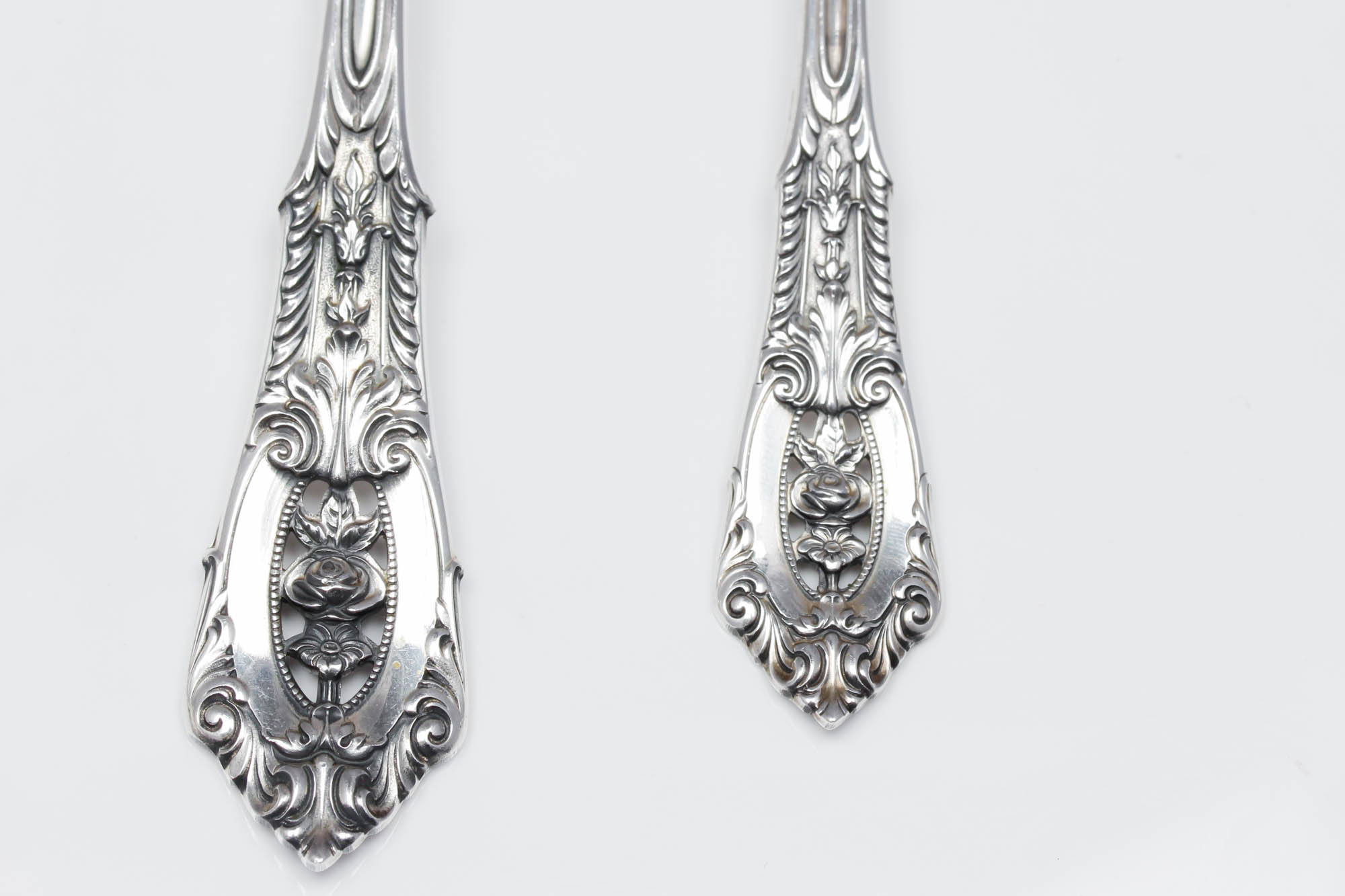 Wallace Sterling Silver "Rose Point" Flatware