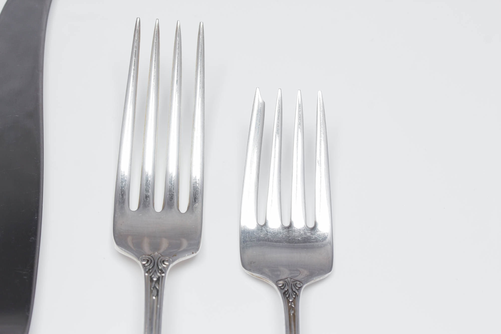 Wallace Sterling Silver "Rose Point" Flatware