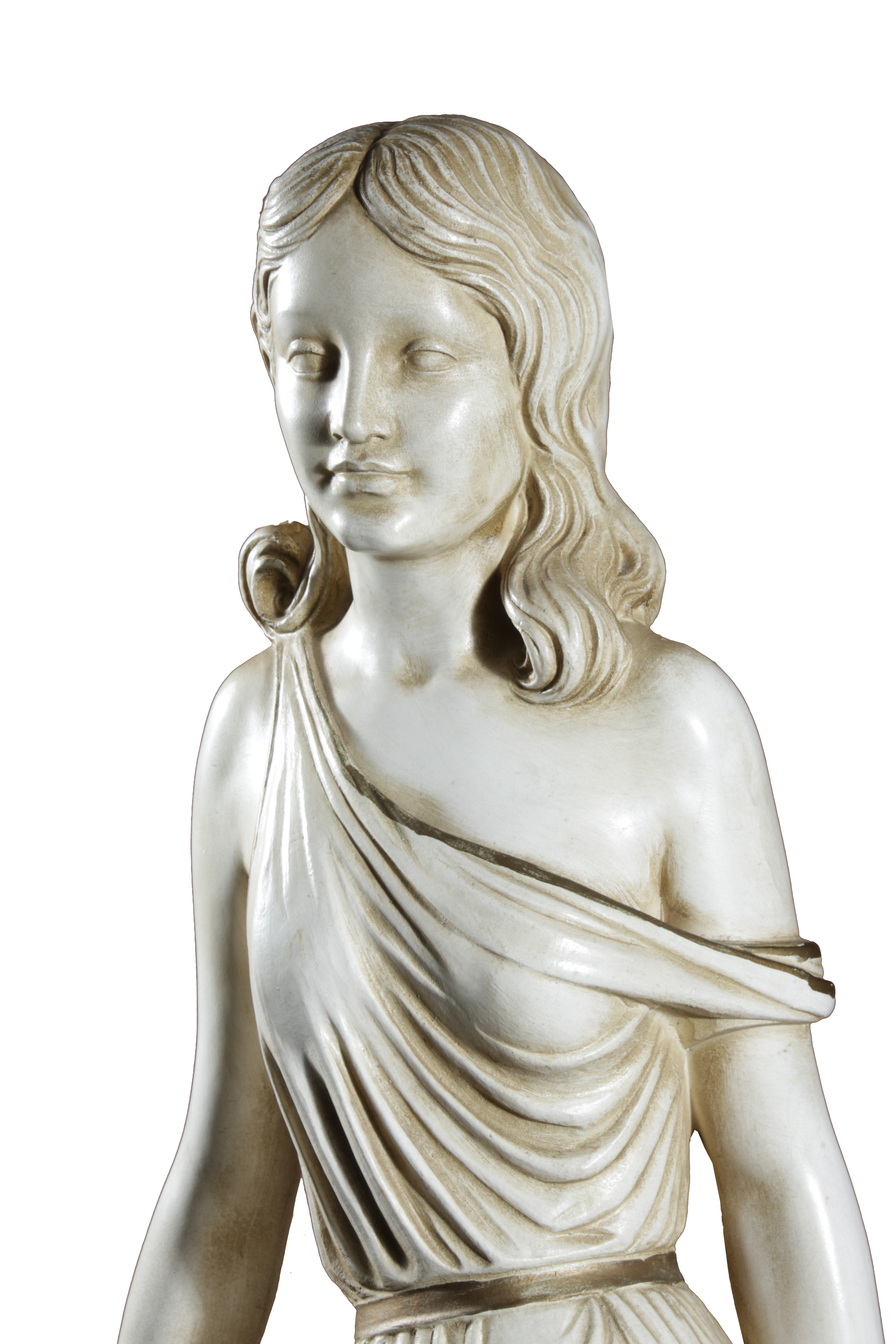 1969 Universal Statuary Grecian Woman Chalkware Figure #490