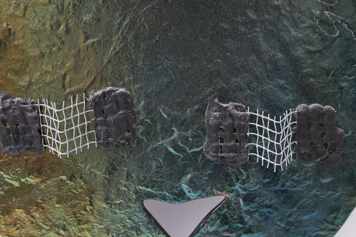 Fused Art Glass Mask by Paul White