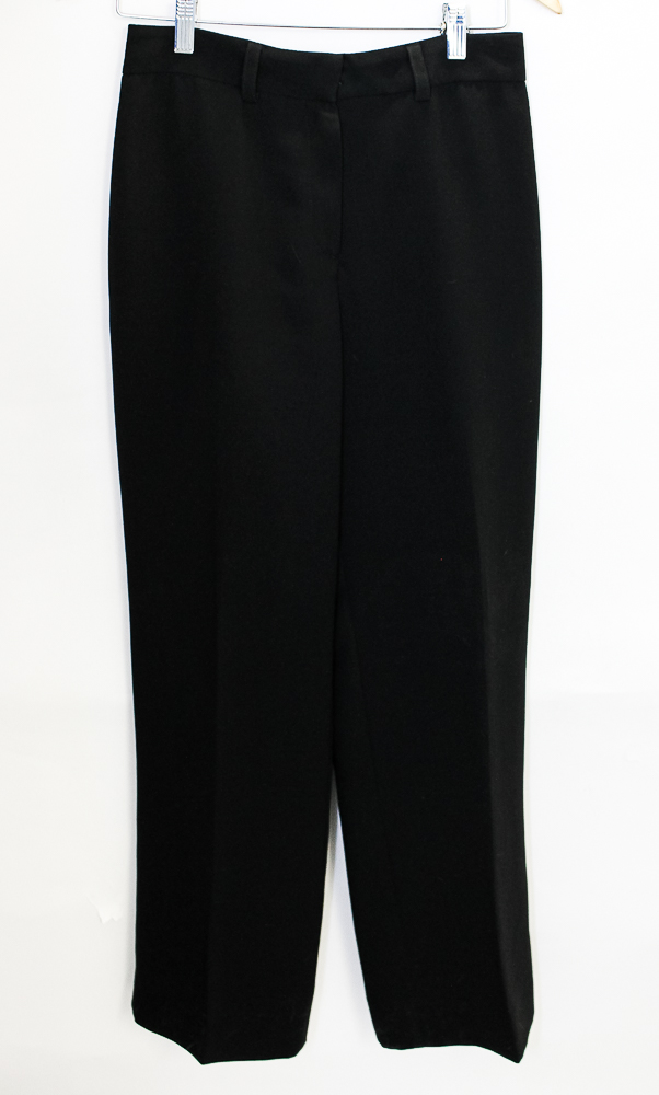 Neiman Marcus and Charles Chan Lima Black Dress Pants