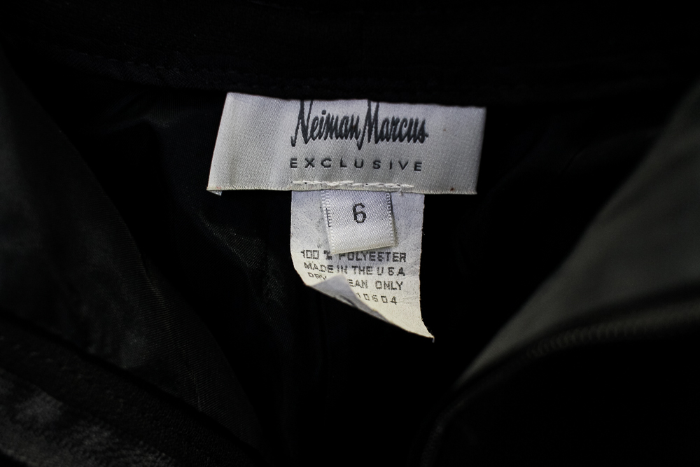 Neiman Marcus and Charles Chan Lima Black Dress Pants