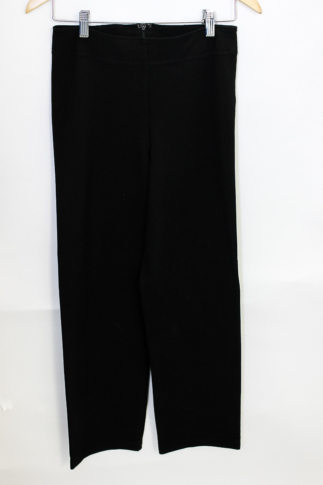 Neiman Marcus and Charles Chan Lima Black Dress Pants