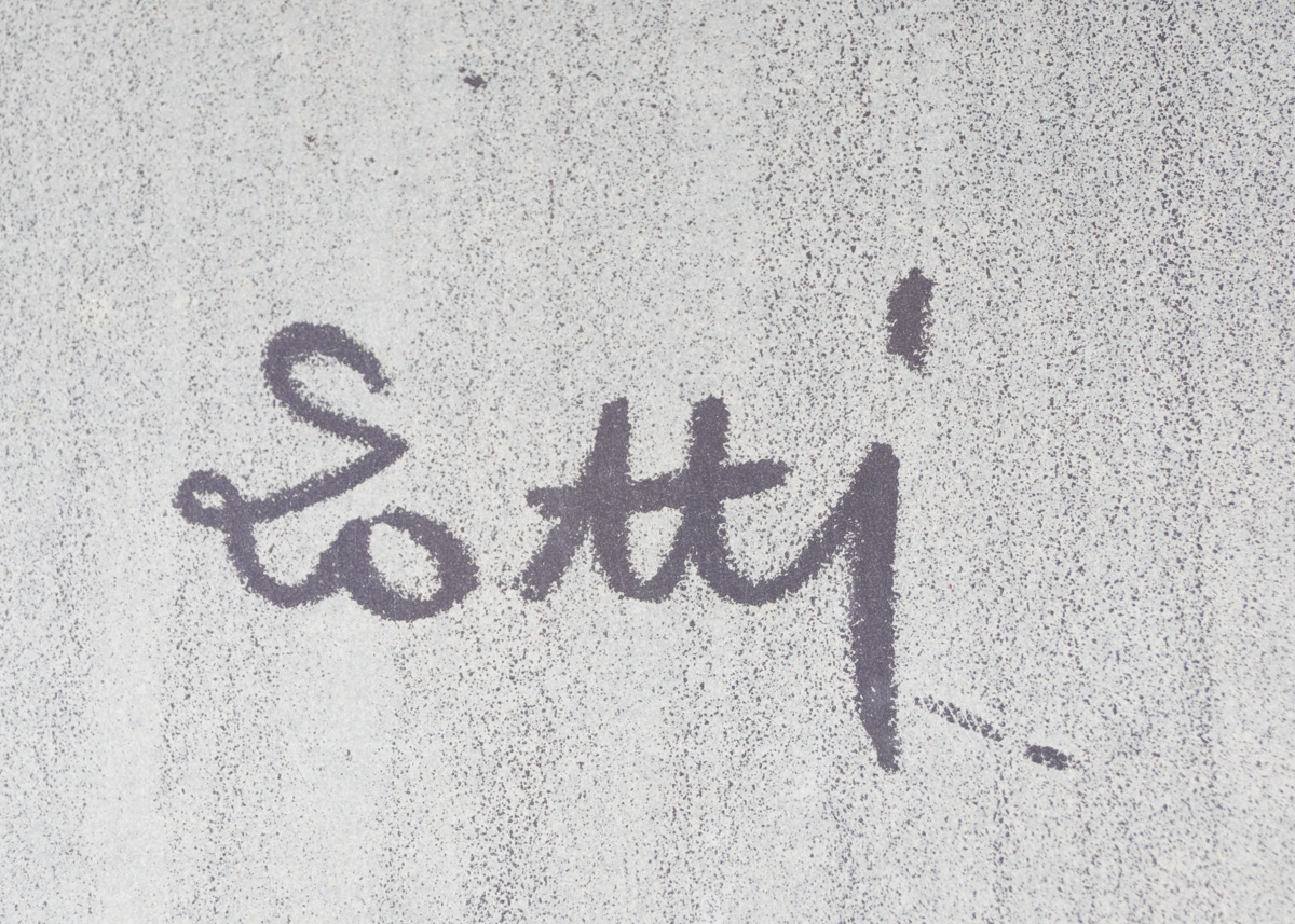 Large Vintage Lotti Advertisement Poster