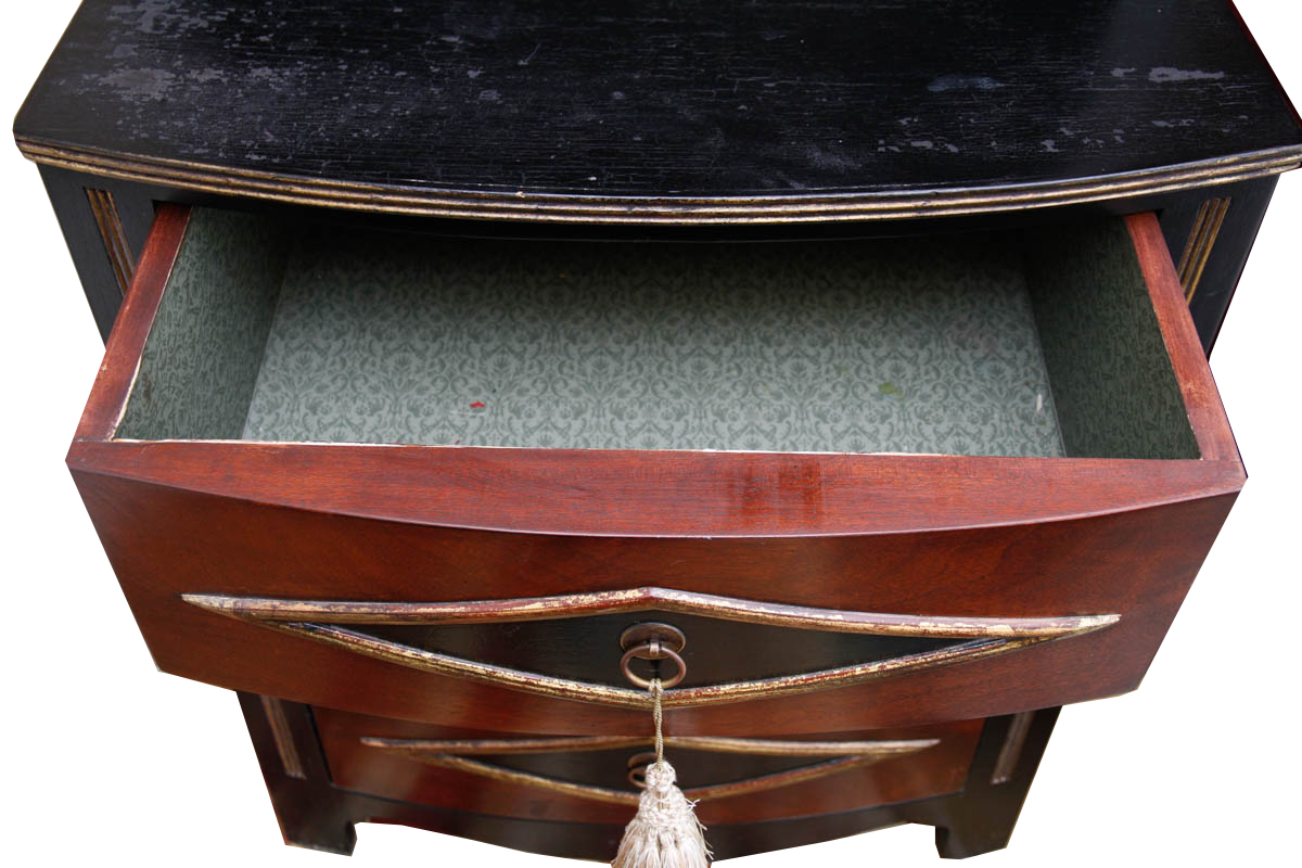 Pair of Vintage Chest of Drawers With Bookcase Shelving