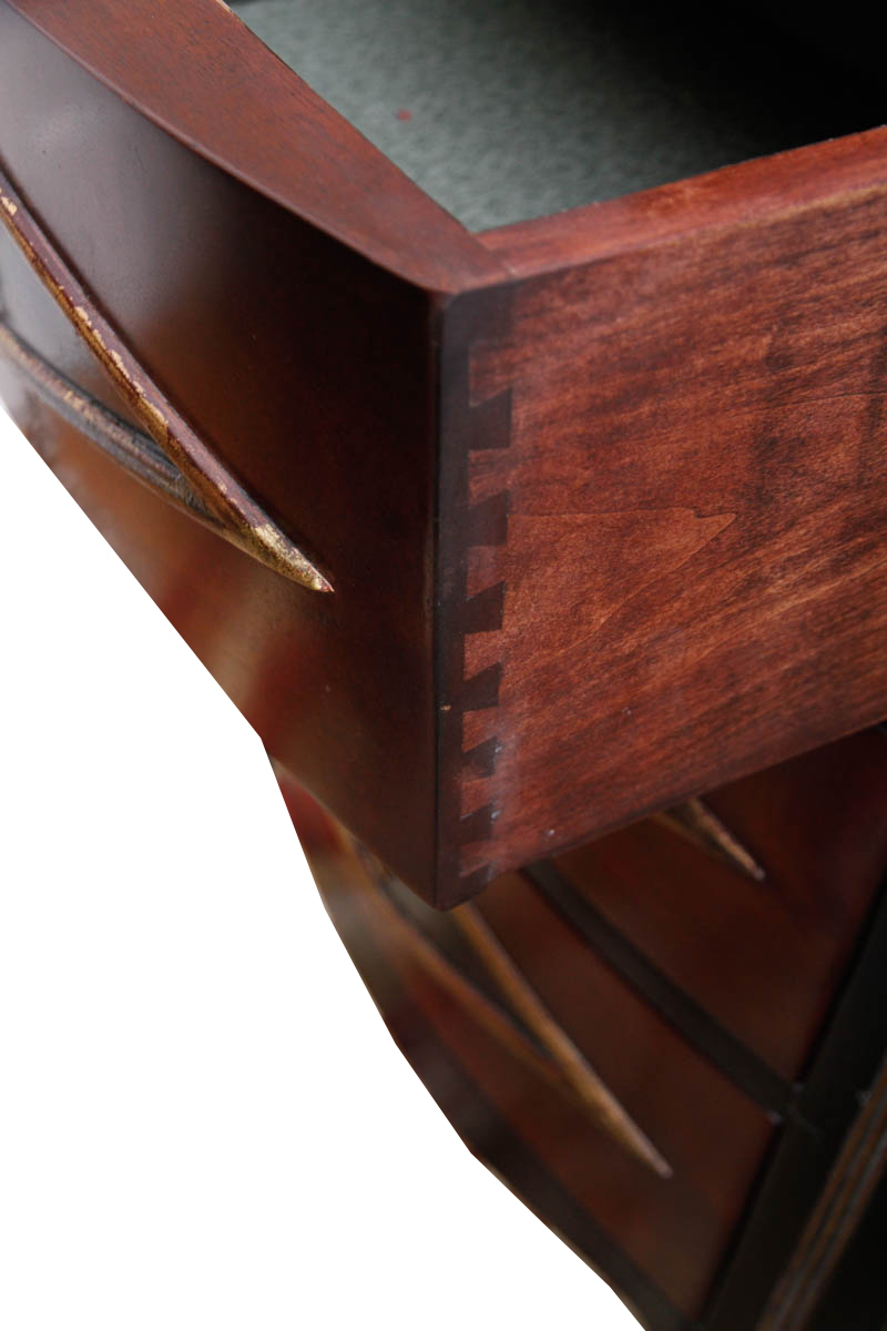 Pair of Vintage Chest of Drawers With Bookcase Shelving