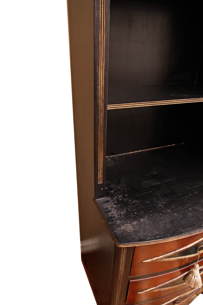 Pair of Vintage Chest of Drawers With Bookcase Shelving