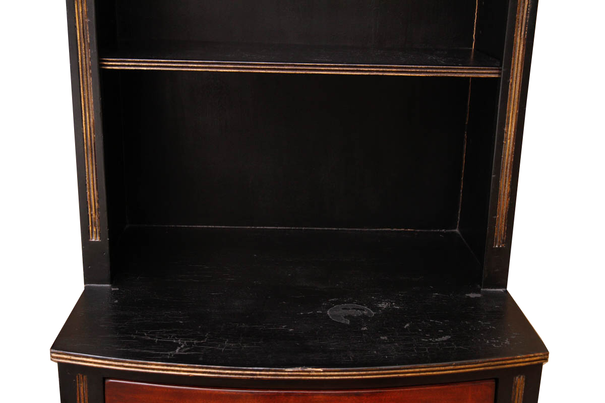 Pair of Vintage Chest of Drawers With Bookcase Shelving