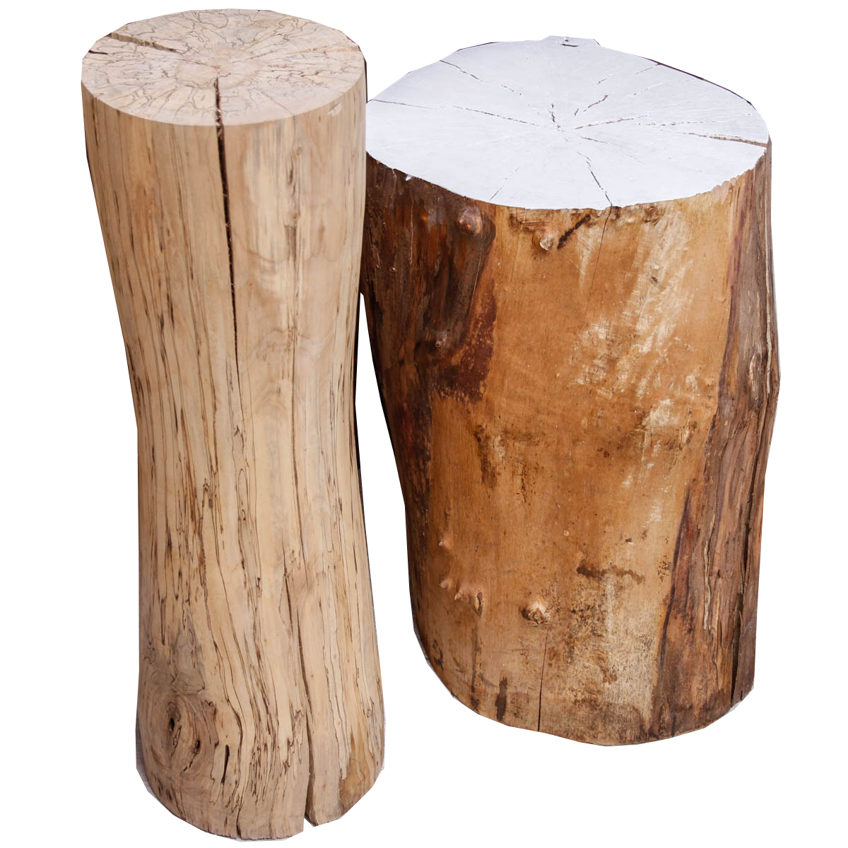 Decorative Log Pedestals