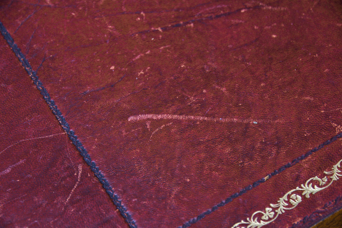 Chippendale Style Leather Top Desk and Upholstered Chair